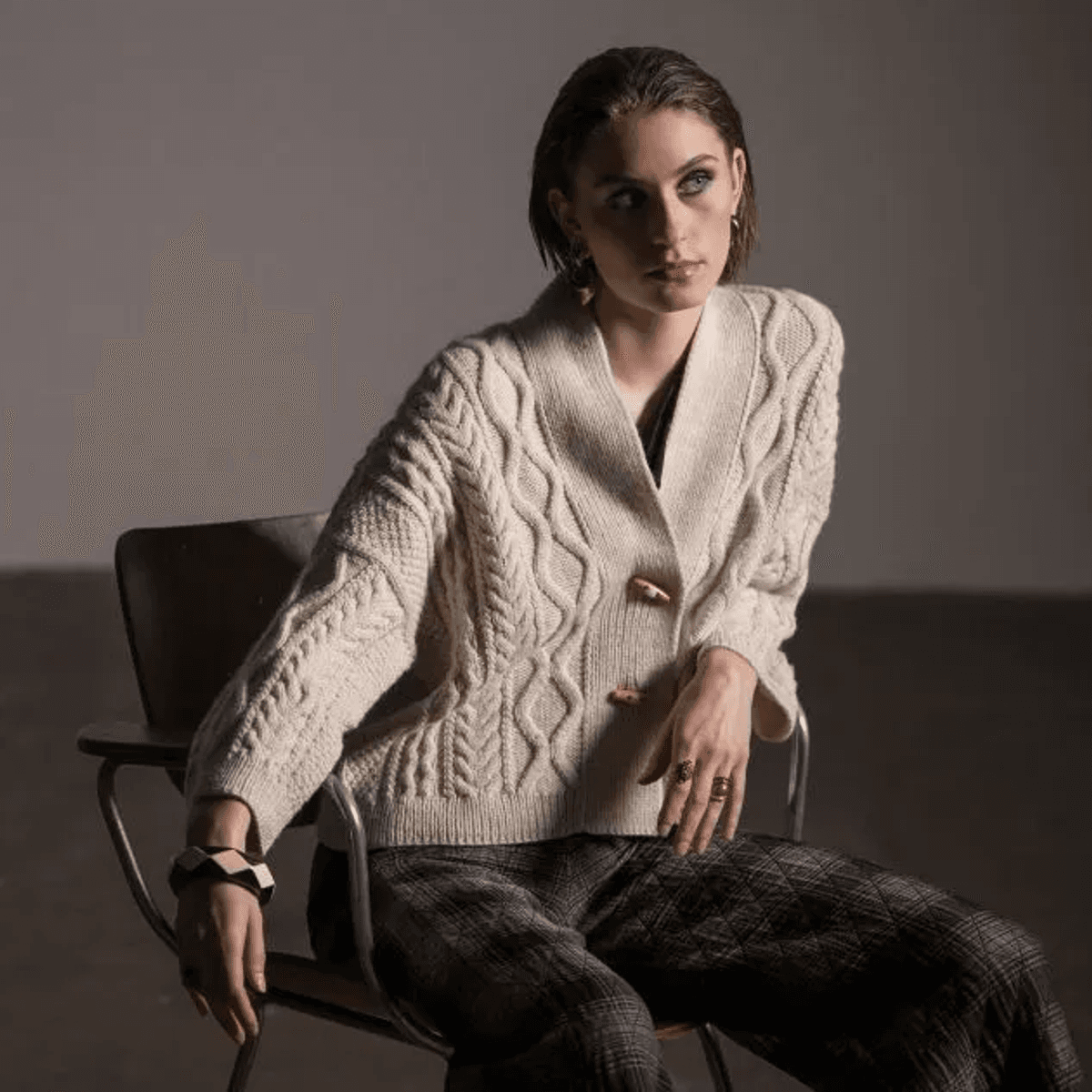 Garnpakke Ficherman Cardigan fra Filcolana - design Sanastrik