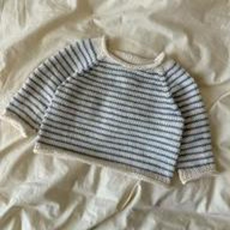 Mønster Frankie sweater baby Petiteknit