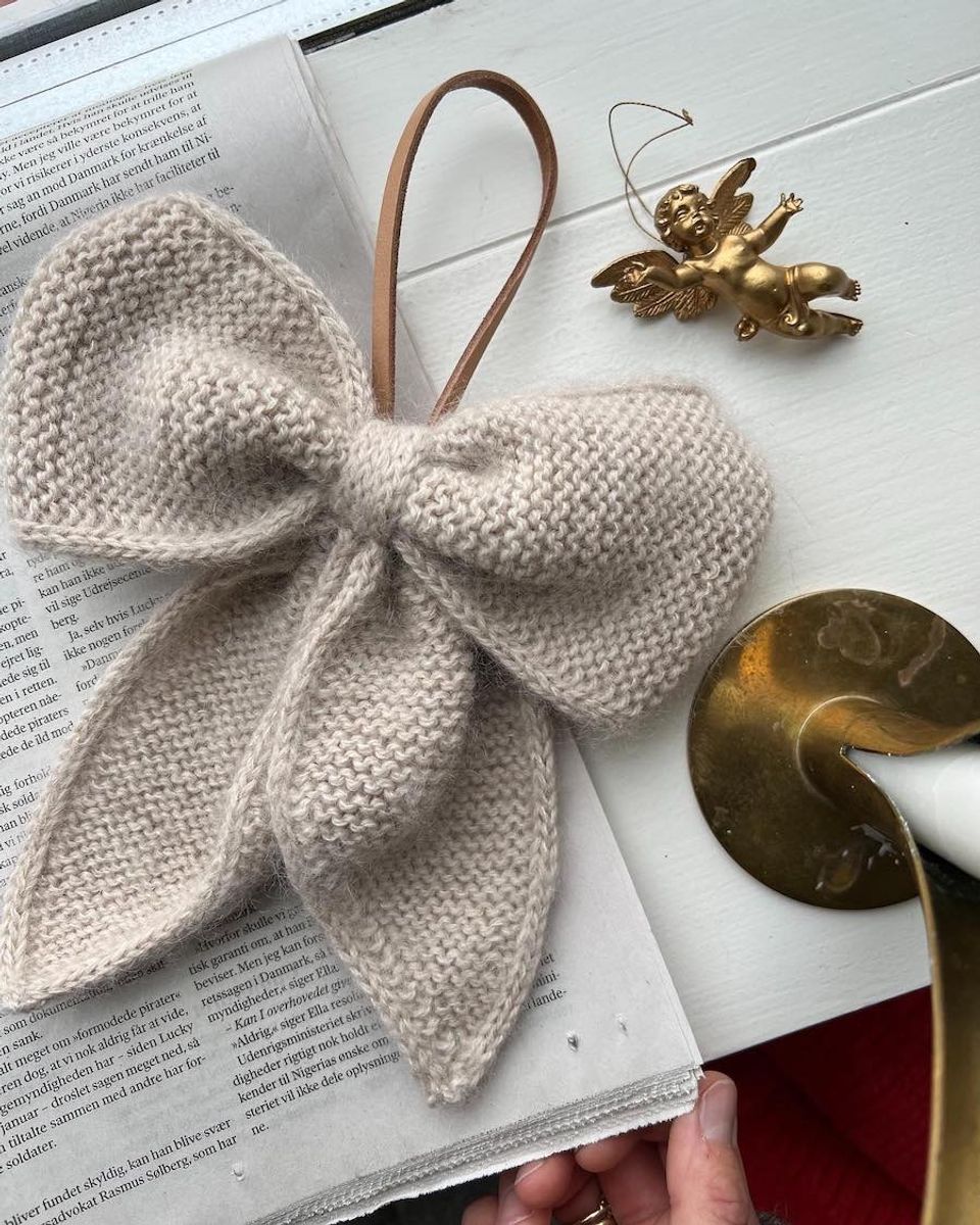 Garnpakke december bow