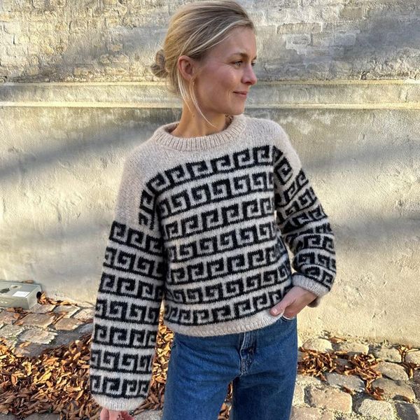 Hovedbilde Mønster Athene sweater Petiteknit