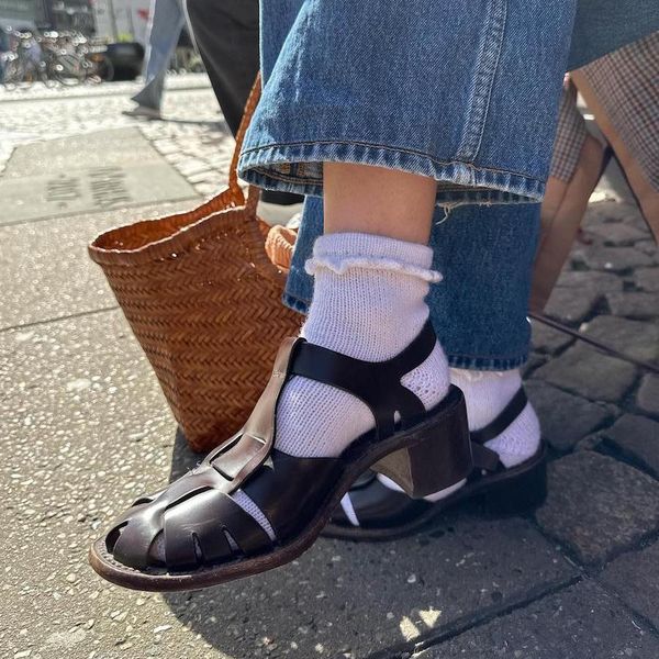 Hovedbilde Garnpakke Ruffle Socks PetiteKnit