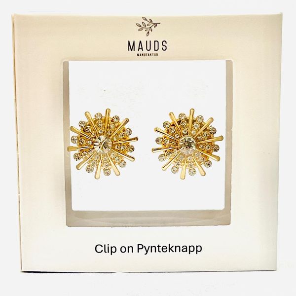 Hovedbilde Clip on pynteknapper i - pk.2 stk.
