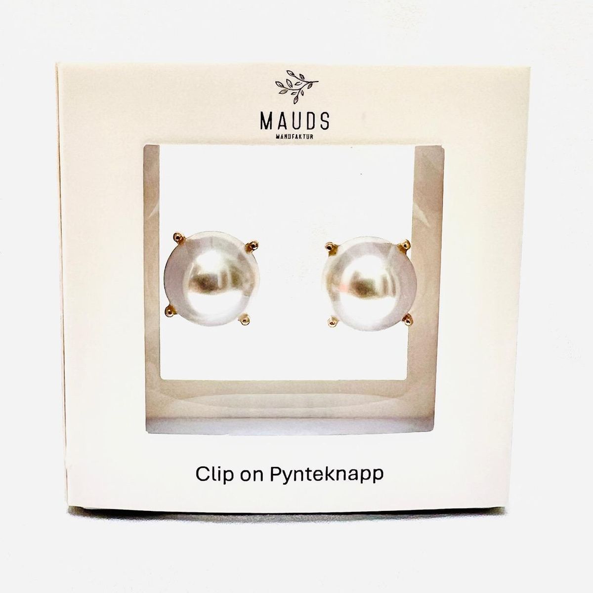 Clip on pynteknapper j - pk.2 stk.