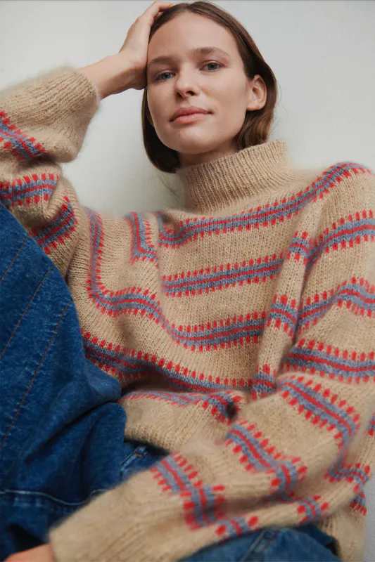 Garnpakke Norma sweater-My favorite things knitwear 